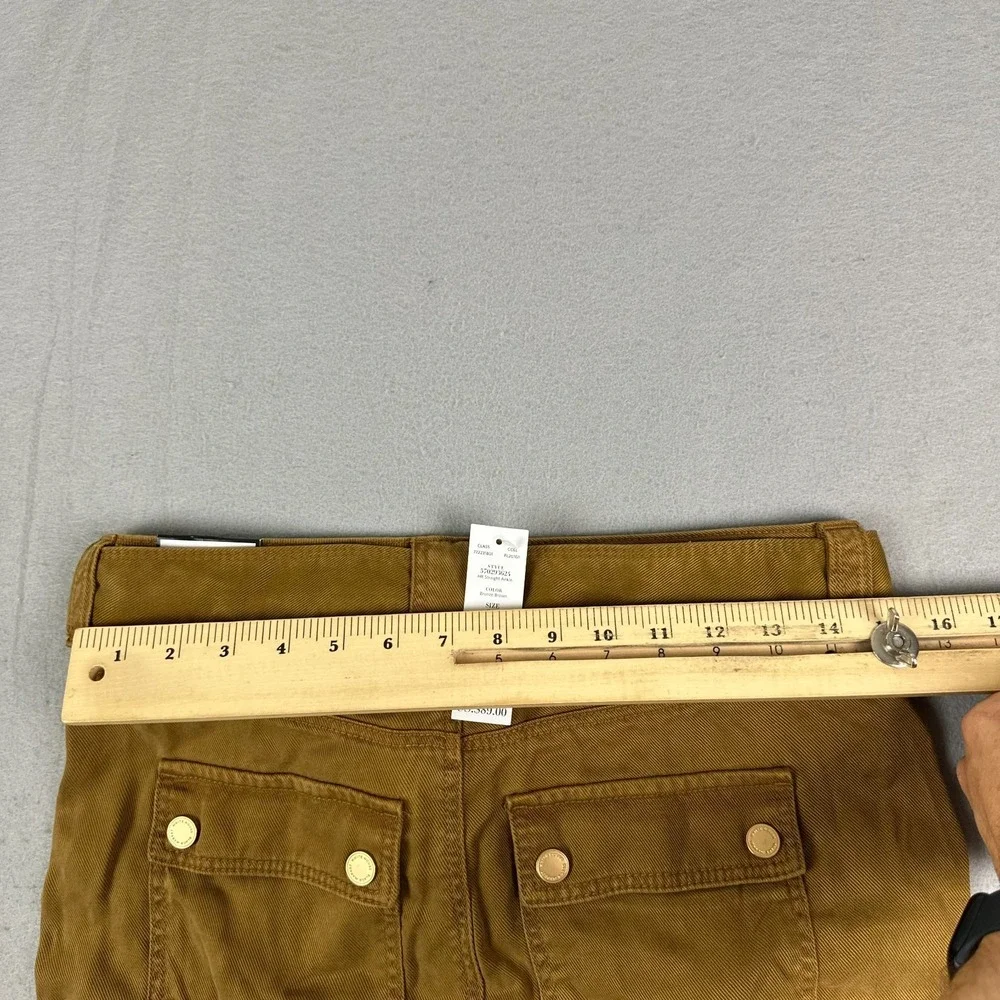 White House Black Market Brown tracksuit Jacket S cargo Pants 0 Stretch Set NEW - Picture 10 of 16